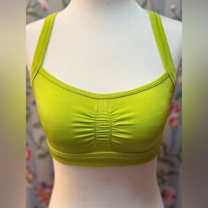 Athleta Women’s Vibrant Green Sports Bra - Small